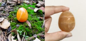 yoni egg ashy dull not polished dissolved rough