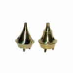 Brass Cone Mini Incense Burners - 2 1/4"