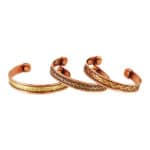 Copper & Brass Magnetic Cuff Bracelet