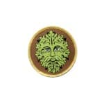 Green Man Iron-On Patch