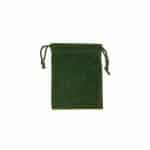Green Velveteen Bag - Small