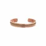 Copper and Brass Link Cuff Bracelet