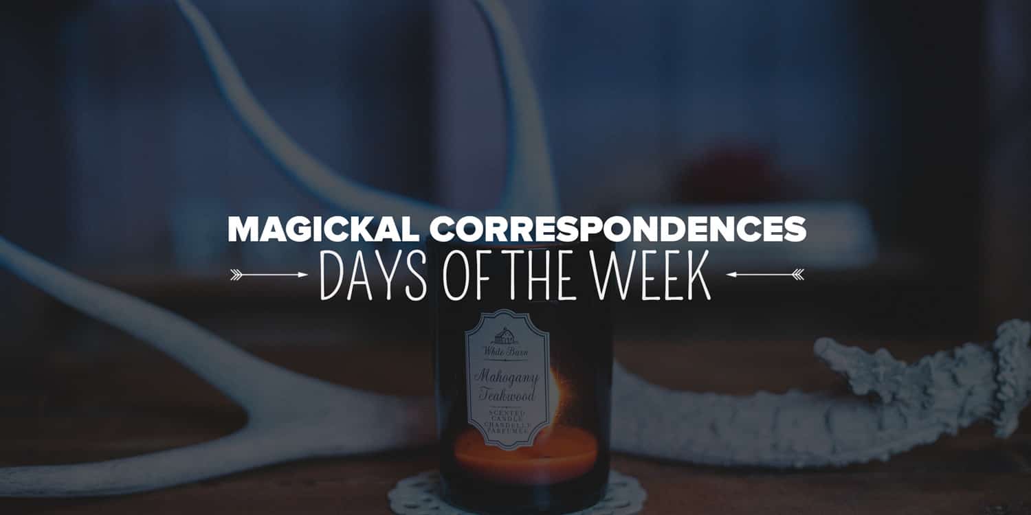 Delving into the mystical: exploring the occult associations of the days of the week amidst candles and enchantment.