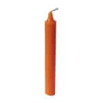 Orange Taper Candle - 6 inch