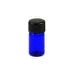 Cobalt Blue Glass Bottle with Cap - 5/8 dram