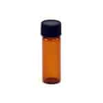 Amber Glass Vial with Cap - 1 dr