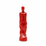 Red Male Figure Candle