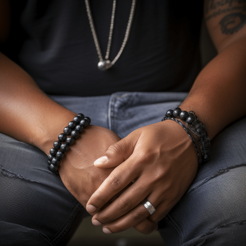 Buy a Hematite Bead Power Bracelet