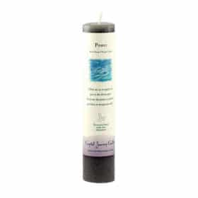 Power Reiki Charged Pillar Candle by Crystal Journey Candles