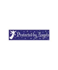 Protected by Angels Bumper Sticker