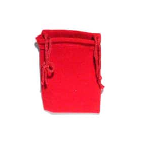 Red Velveteen Spell Bag - Small