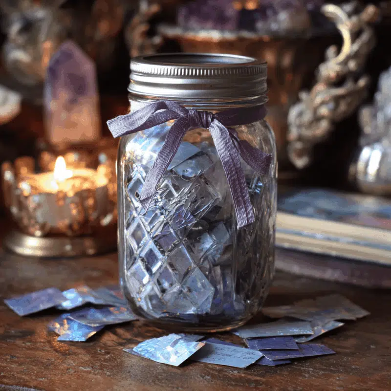 Gratitude Jar Tutorial: Your 1 Minute Self-Love Spell 7 End result of gratitude jar tutorial