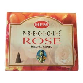 Precious Rose HEM Incense Cones - 10pk