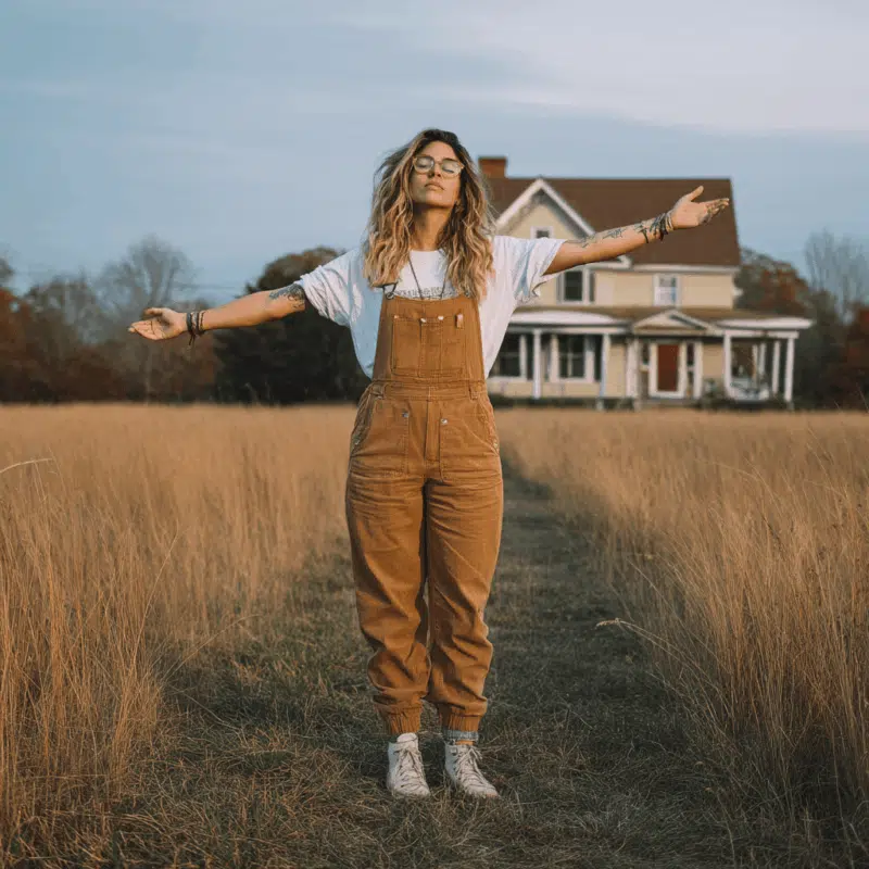 6 Spiritual & Eco-Friendly Ways Pagans and Wiccans Can Celebrate Earth Day 3 a woman standing in a field with her arms out