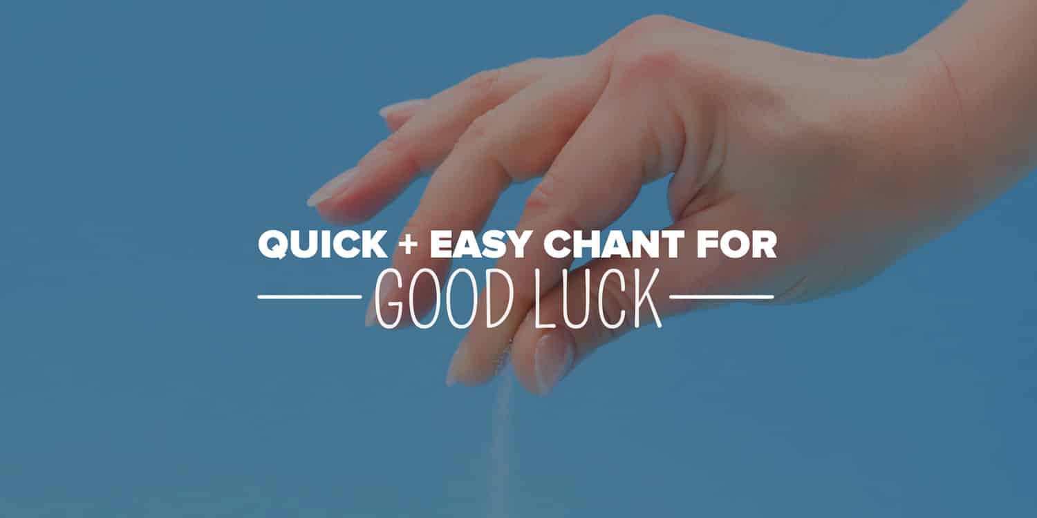 Spreading positivity with a sprinkle of fortune: discover a quick and easy chant for good luck from our new age product.