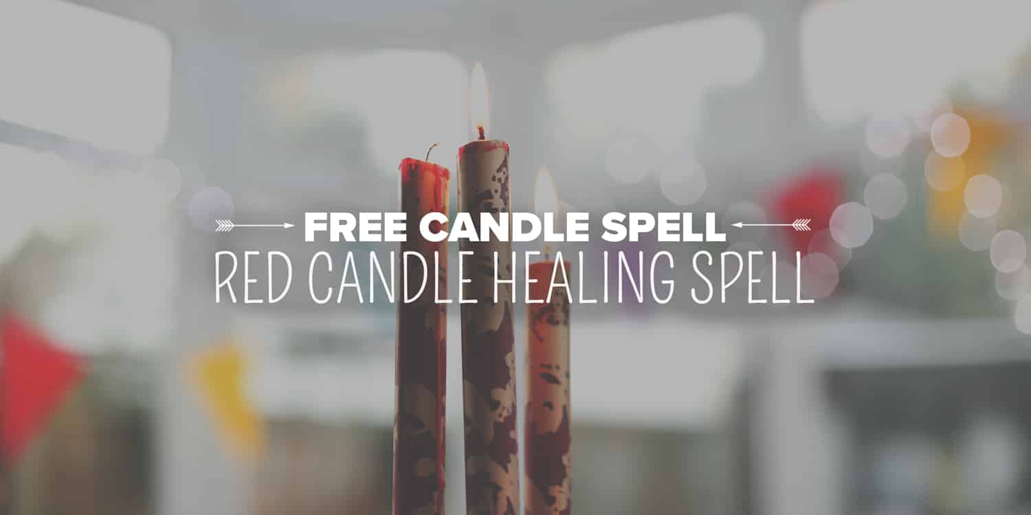Invoking tranquility: red candles stand tall for a healing spell, casting a serene ambiance in this metaphysical shop.
