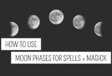 A guide to lunar timing: harnessing the moon's phases for spells and metaphysical magic.