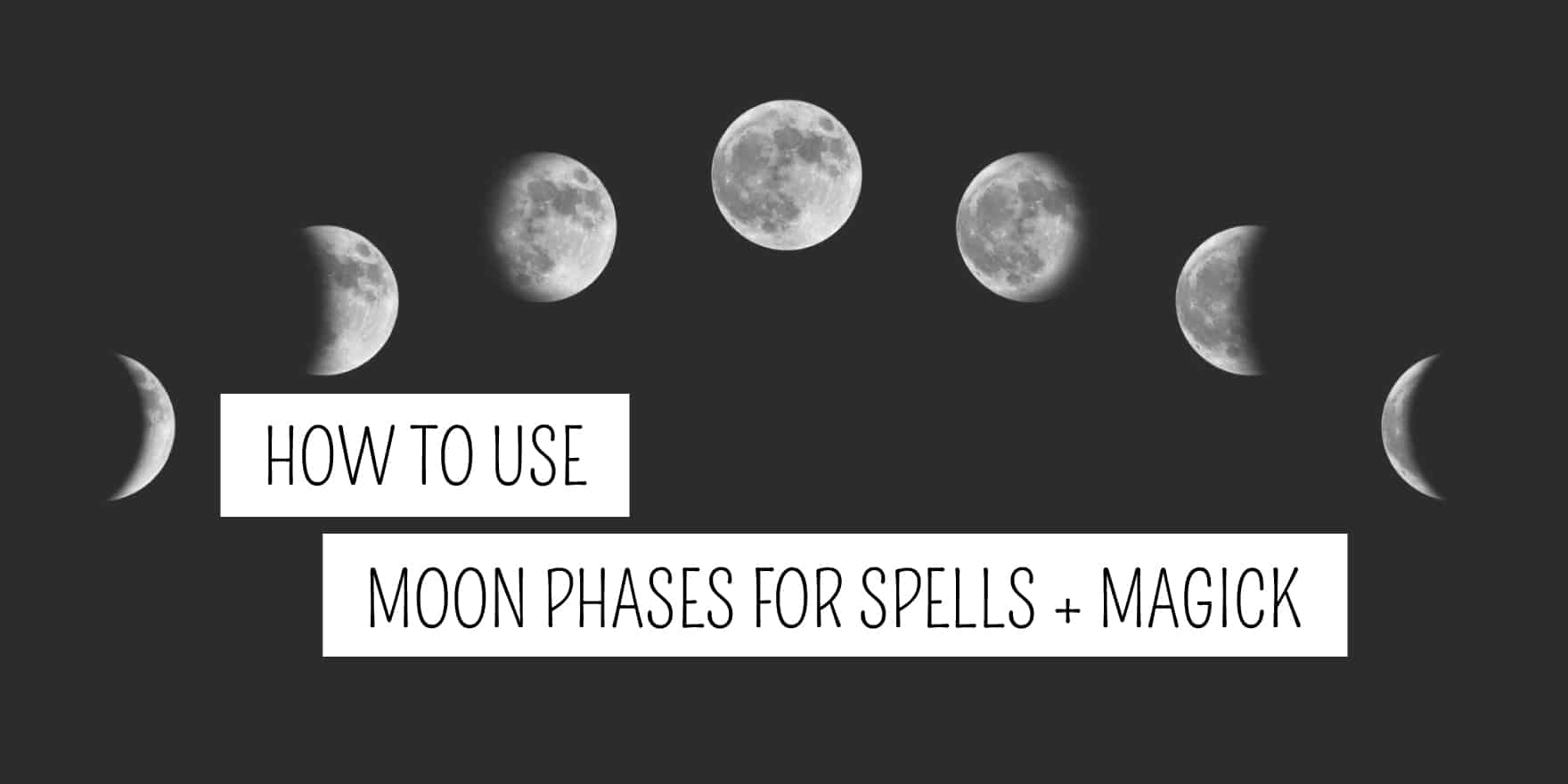 A guide to lunar timing: harnessing the moon's phases for spells and metaphysical magic.