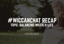 A contemplative moment: exploring the harmony between spirituality and everyday life. #wiccanchat recap on balancing Wicca, metaphysics, and life.