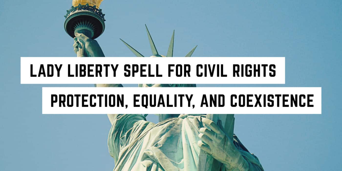 Standing tall: the statue of liberty, an icon of freedom and a beacon for equal rights and spiritual awakening.