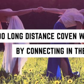 How to do Long-Distance Rituals by Connecting in the Aether 68 Embracing nature's harmony: the power of spiritual connection amidst a meadow of blooms, invoking witchy essence.