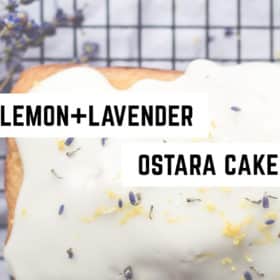 Lemon + Lavender Ostara Cake Recipe