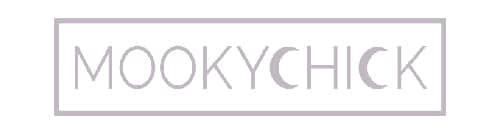 Home 23 Logo of mookychick, featuring a minimalist design with muted tones and an elegant, witchy font inside a simple rectangular border.