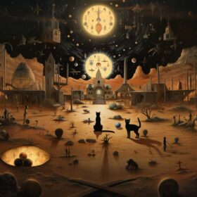 12 Superstitions that could Bring You More Money 59 An illustration of many superstitious circumstances, such as a black cat crossing someone's path