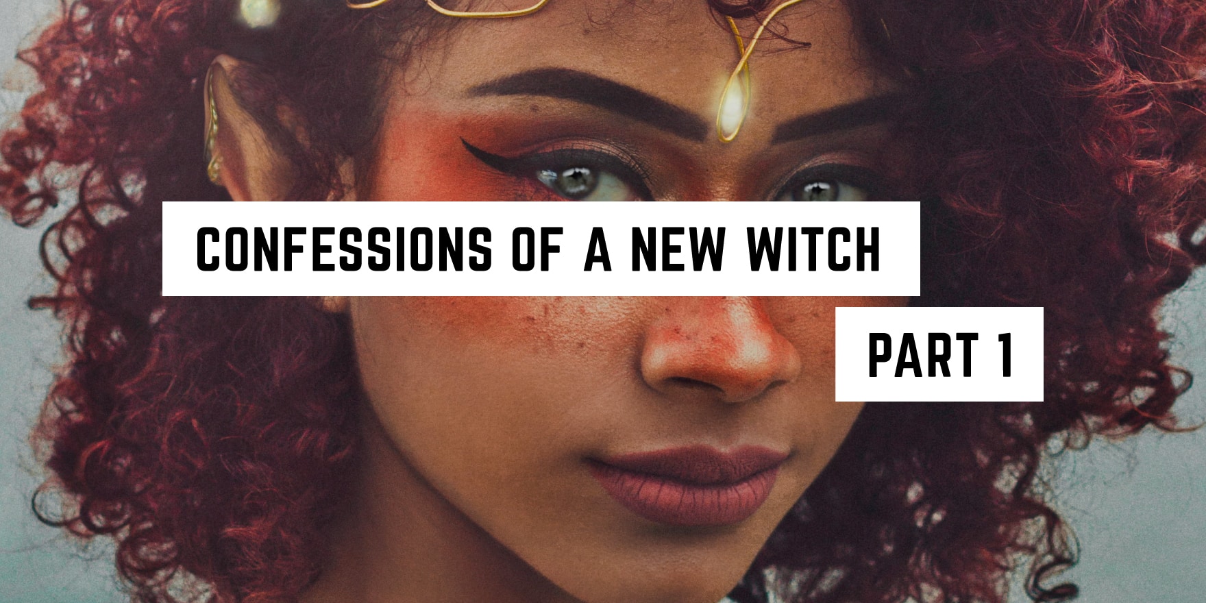 A mystical ambiance with a tale to tell: "confessions of a new witch - part 1" exudes a witchy spiritual essence.