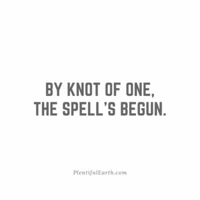 instagram post by knot of one the spells begun knot magick