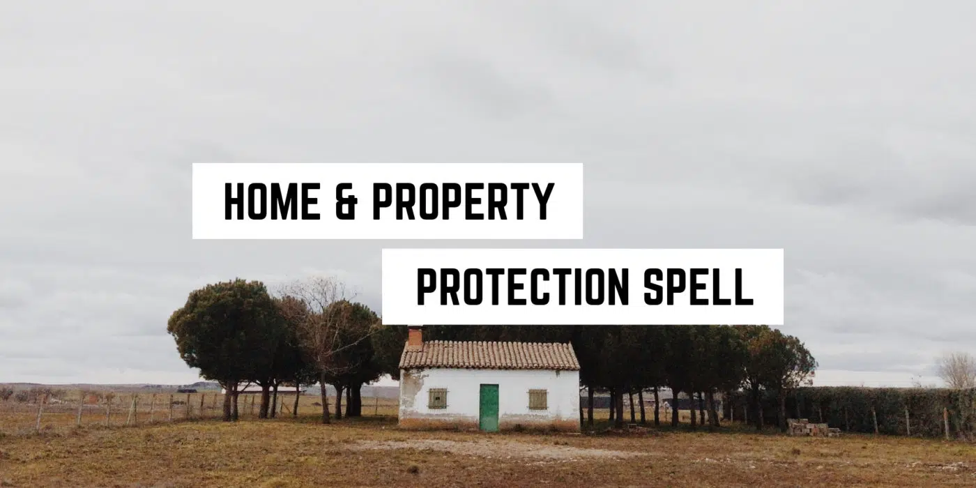 Home & Property Protection Spell 1 A solitary house stands in a vast open landscape under cloudy skies, evoking a sense of solitude and the need for safeguarding one's home with metaphysical practices.