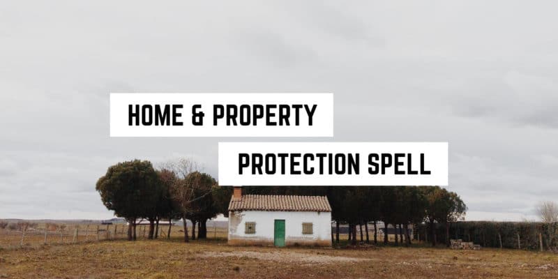 Home & Property Protection Spell 8 A solitary house stands in a vast open landscape under cloudy skies, evoking a sense of solitude and the need for safeguarding one's home with metaphysical practices.