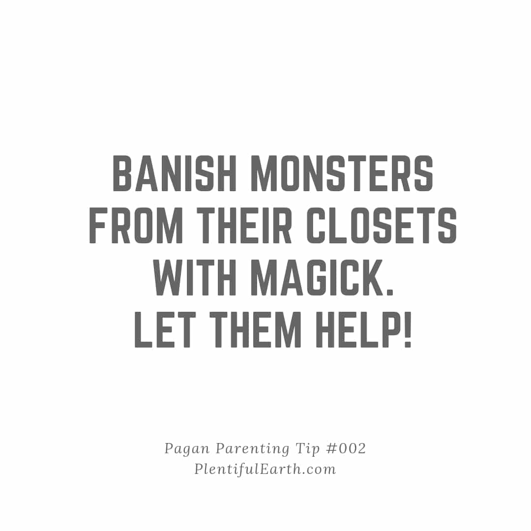 Encouraging children to participate in decluttering with a witchy twist on organization - pagan parenting tip #002 from plantifulearth.com.