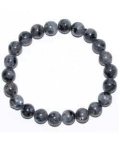 Grey crystal bead bracelet