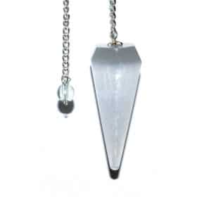 Selenite Crystal Pendulum