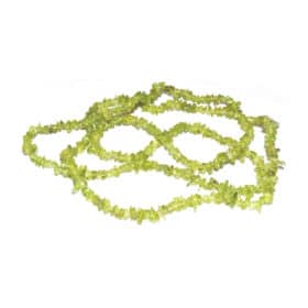 Peridot Crystal Chip Necklace