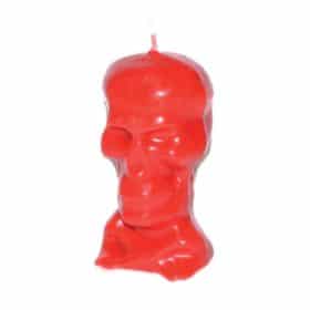 Red Skull Candle