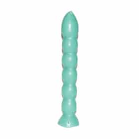 Green 7 Knob Candle