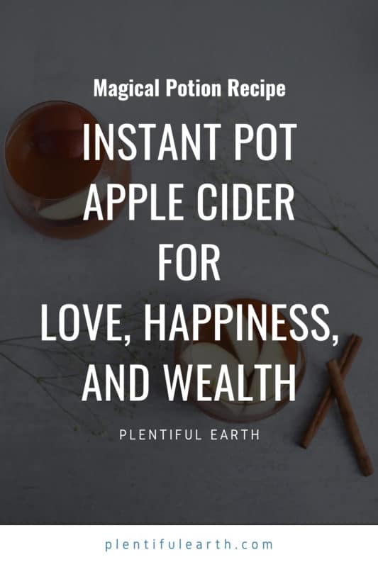 instant pot apple cider magical recipe kitchen witchcraft