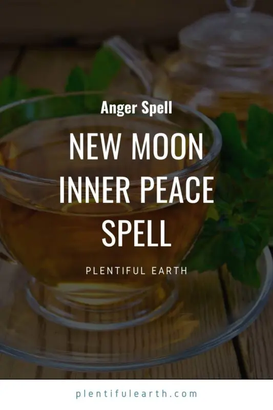 New Moon Internal Peace Spell 2 An image to share on Pinterest