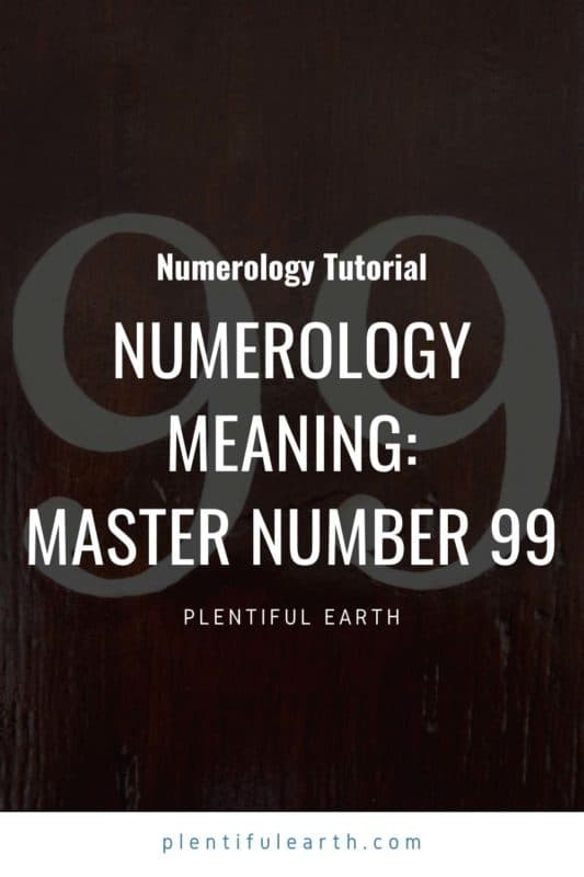 numerology number 99 meaning