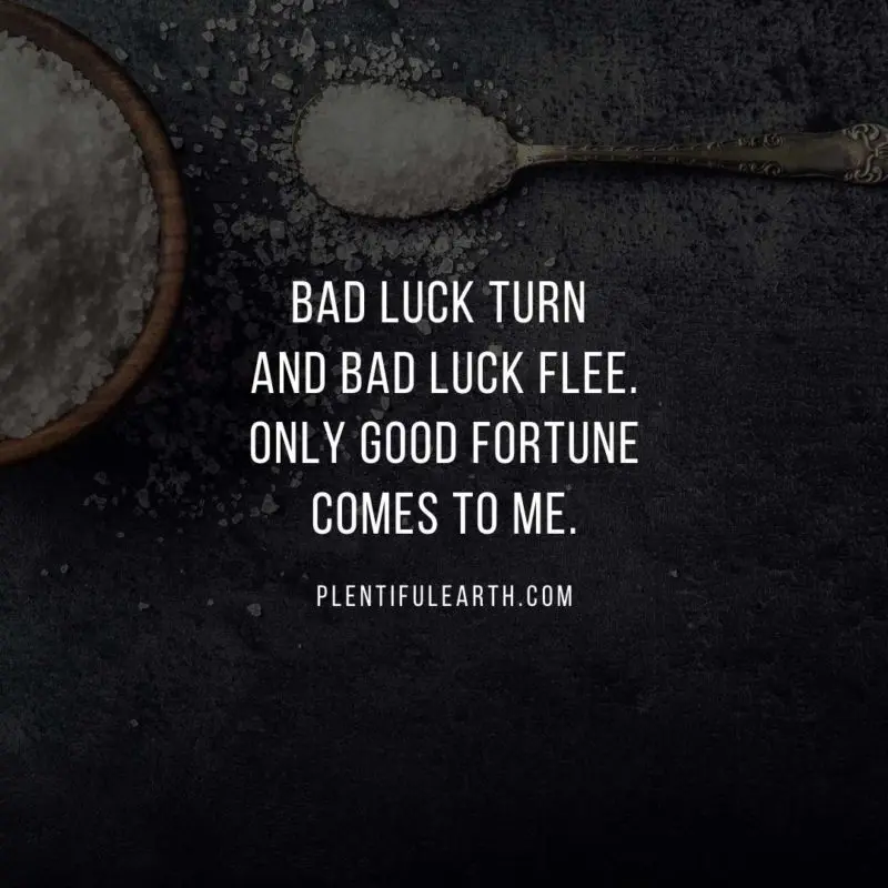 Luck Reversal Chant | A Quick Good Luck Chant 3 An image that quotes the spell to share on Facebook or Instagram.