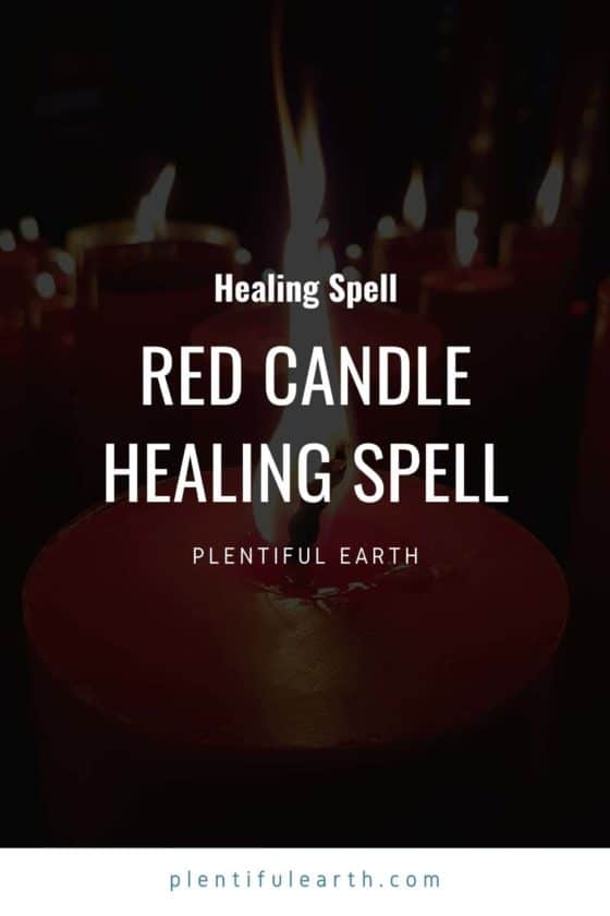 Red Candle Healing Spell