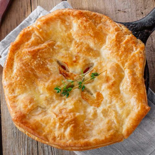 Vegetarian Pot Pie for Beauty, Grounding, and Protection