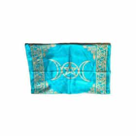 Turquoise Triple Moon Altar Cloth