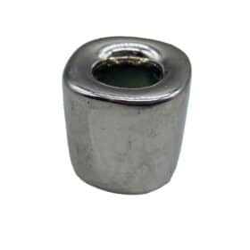 Silver Ceramic Chime Candle Holder
