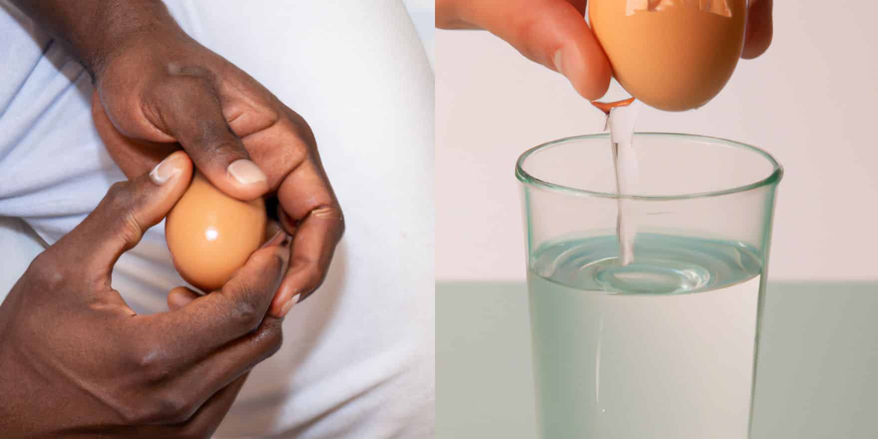 An image showing how to do an egg cleanse