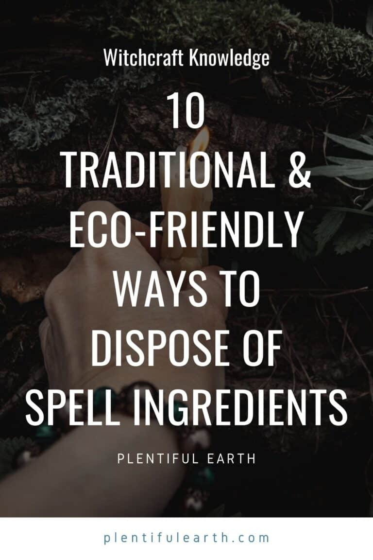10 EarthFriendly Ways To Dispose Of Spell Ingredients