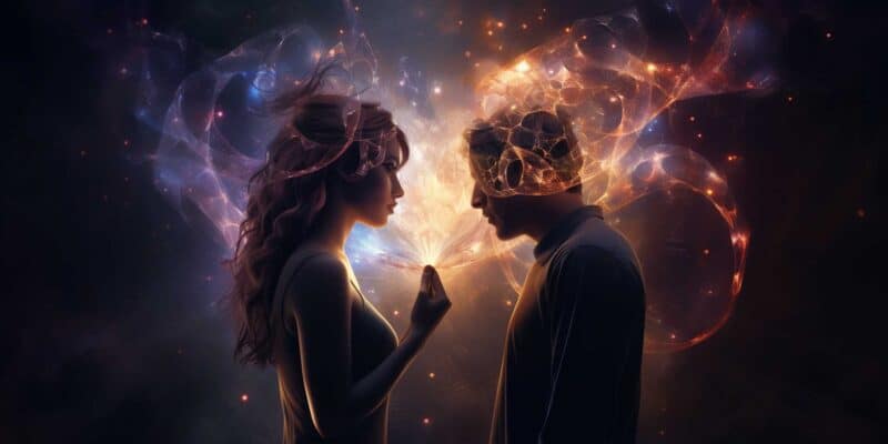 Life Path Number 3: Meaning, Strengths & Characteristics In Numerology 4 A life path 3 person empathically communicating with a person