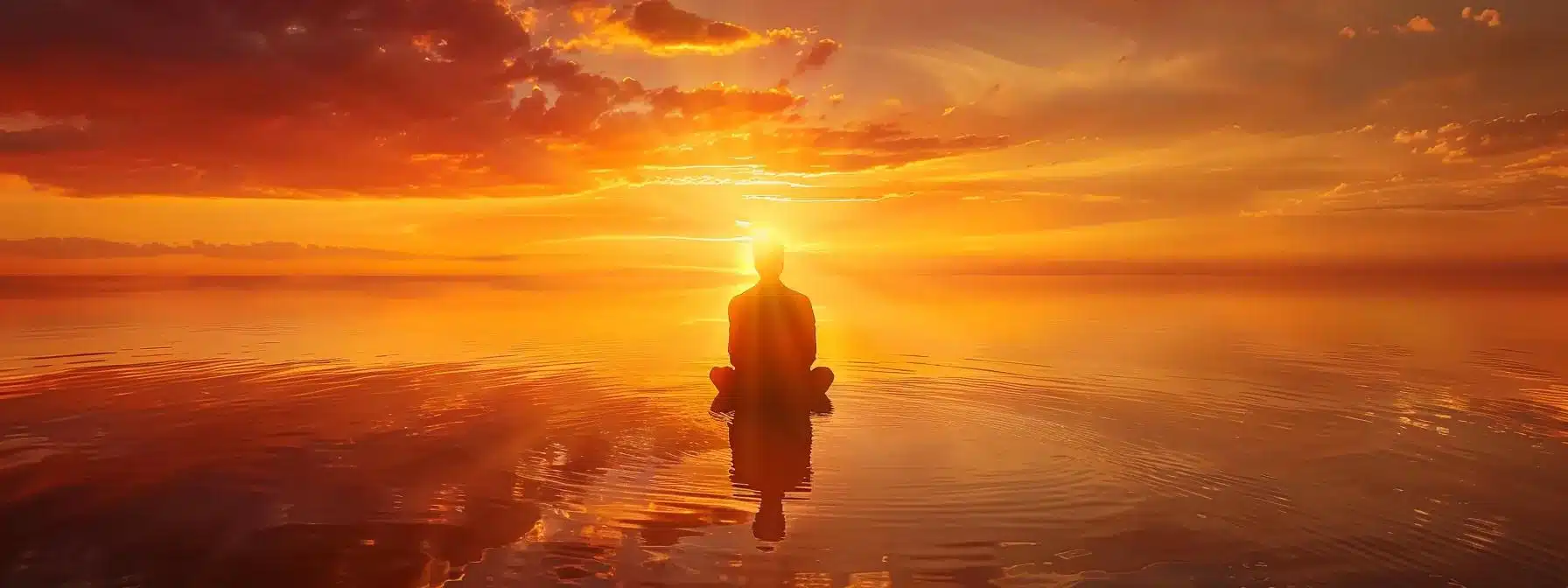 a radiant sunset blankets the horizon, illuminating a solitary figure gazing thoughtfully at the sky, symbolizing a journey of spiritual reflection and creative awakening. a radiant sunset blankets the horizon, illuminating a solitary figure gazing thoughtfully at the sky, symbolizing a journey of spiritual reflection and creative awakening.